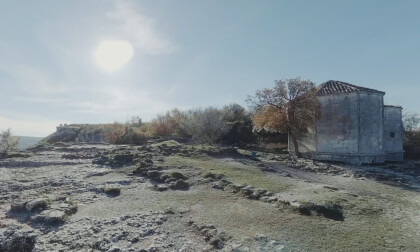 Crimea Bakhchysarai Chufut-Kale Mountain landscape Monasteries in Stone VR Video Crimea Bakhchysarai Chufut-Kale Mountain landscape Monasteries in Stone VR