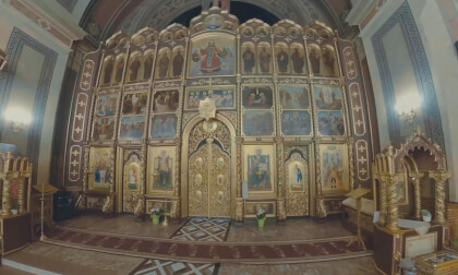 Inside Cathedral of the Holy Spirit Chernivtsi Ukraine Inside Cathedral of the Holy Spirit Chernivtsi Ukraine