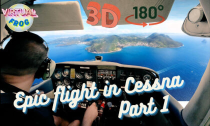 Wonders of the Caribbean | Epic scenic flight in a Cessna - part 1 | 8K 3D VR180 VR Video Wonders of the Caribbean | Epic scenic flight in a Cessna - part 1 | 8K 3D VR180 VR