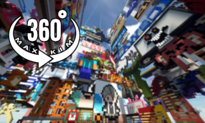 [5.7k 360°] [001] Minecraft Server Travel - Spawn Point [MaxKim]
