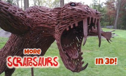 Scraposaurs Sculptures by Dale Lewis 2025 MSV Exhibit Part 2 3D Scraposaurs Sculptures by Dale Lewis 2025 MSV Exhibit Part 2 3D