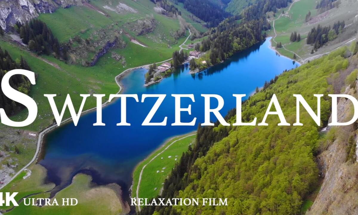 Switzerland 4K – Relaxing Scenery with Calming Music