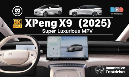 [8K VR180 POV Drive] Xpeng X9 2025 Super Luxurious MPV 2025款小鹏X9超豪华MPV沉浸式试驾
