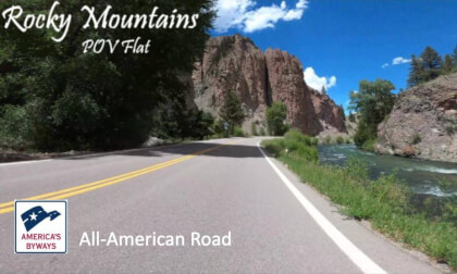 Rocky Mountain Road on a Ninja 1000.  4K 2D POV Video VR Video Rocky Mountain Road on a Ninja 1000.  4K 2D POV Video VR
