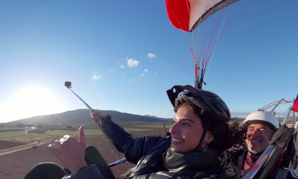 Vuelo en paramotor en Pinoso. VR Video Vuelo en paramotor en Pinoso. VR
