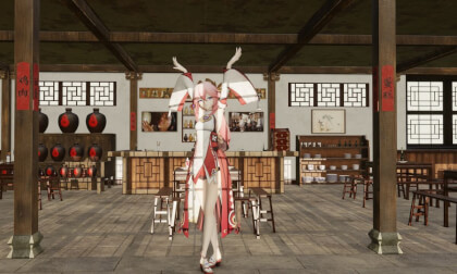 [MMD VR 180] Yae Miko Addiction