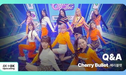 [8K Upscaling S3D] VENTA X -’THE SHOW’ : Cherry Bullet - Q&A