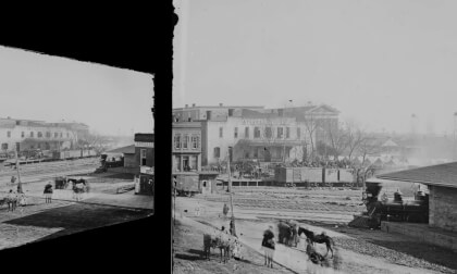 George N. Barnard stereograph: Atlanta Hotel, 1864 (silent, still image)