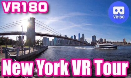 [VR180] New York Sightseeing Tour - CALF 3D Camera