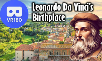 8K VR180 - Leonardo Da Vinci's Birthplace (Tuscany - Italy) 8K VR180 - Leonardo Da Vinci's Birthplace (Tuscany - Italy)