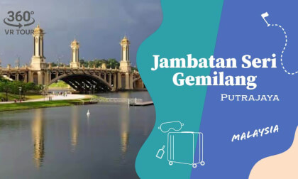 360 VR Tour Malaysia - Seri Gemilang Bridge  Putrajaya