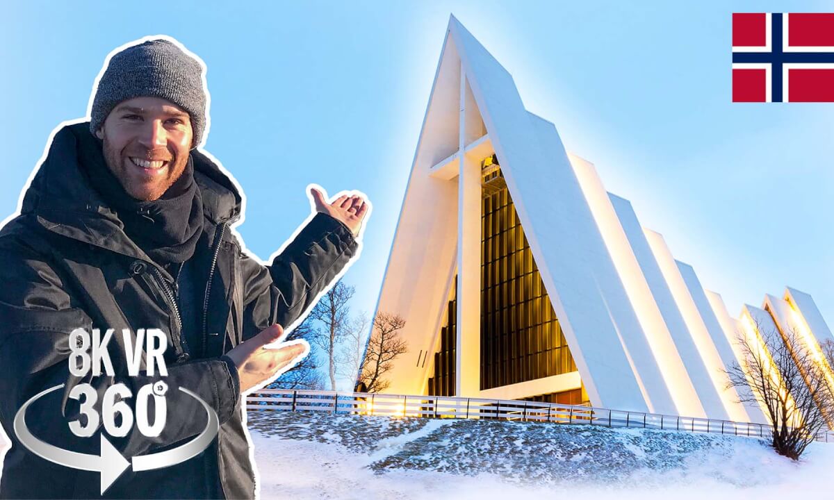 The Amazing Arctic Cathedral - Guided Tour - 8K 360 VR Video!