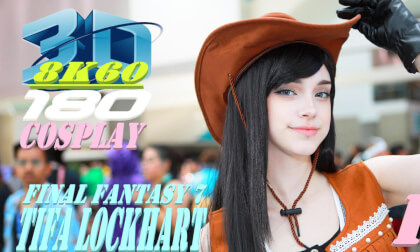 FF7 Tifa Lockhart Cosplay, 3D VR180, AX2024, Bunnygirlbree, ファイナルファンタジー7, ティファ,コスプレ, 8K VR Video FF7 Tifa Lockhart Cosplay, 3D VR180, AX2024, Bunnygirlbree, ファイナルファンタジー7, ティファ,コスプレ, 8K VR