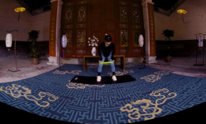 Elastic Crab Walking - Little Chili Fat Burning Strategy Peach Hip Series - Episode 13 VR Video Elastic Crab Walking - Little Chili Fat Burning Strategy Peach Hip Series - Episode 13 VR