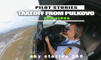 Pilot View: BOEING 737 departure from Pulkovo International Airport Pilot View: BOEING 737 departure from Pulkovo International Airport
