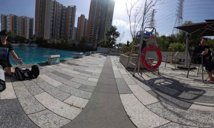 ( 8K 360 VR.)This is just a test clip in Diving SKILL_DEMO ( 8K 360 VR.)This is just a test clip in Diving SKILL_DEMO