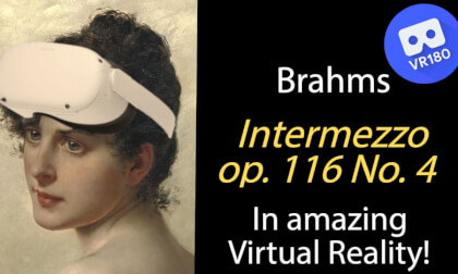 Brahms -- Intermezzo op. 116 No.  4. [8K]