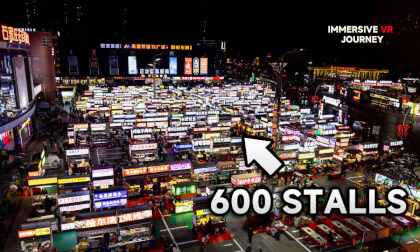 Sizzling Street Food Adventure: VR180 Night Market Journey in Northern China VR Video Sizzling Street Food Adventure: VR180 Night Market Journey in Northern China VR