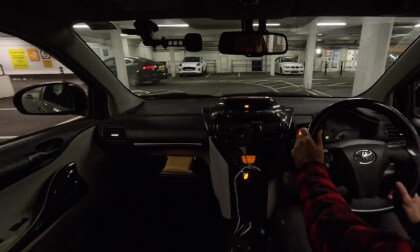 8K 360 VR] Exit Underground Car Park at Sainsbury's Milton Keynes 2025