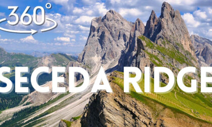 Seceda Ridge 8K 360° | Dolomites VR Hike, Italian Alps