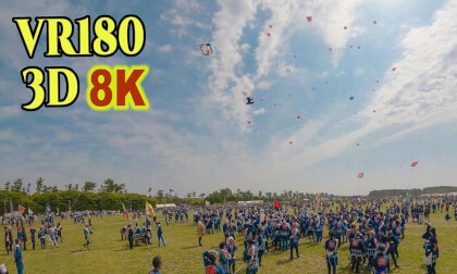 Hamamatsu Festival 2025 Kite Flying Battle in Shizuoka , JAPAN VR Video Hamamatsu Festival 2025 Kite Flying Battle in Shizuoka , JAPAN VR
