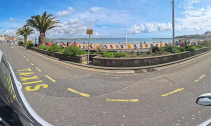 Weymouth Sea Front By Car In 360