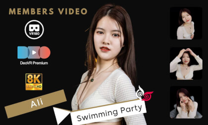 Ali Part2 Swimming Suit Party VR Video Ali Part2 Swimming Suit Party VR