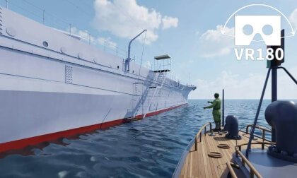 Battleship Musashi Boarding Tour 1: Boarding (English subs) VR Video Battleship Musashi Boarding Tour 1: Boarding (English subs) VR