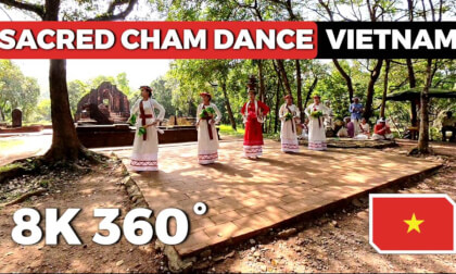 8K 360° VR Cham Dance at Mỹ Sơn Sanctuary | Ancient Temples & Sacred Rituals | Vietnam