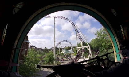 Short Q3U HDR 3D Test epic Roller Coaster VR180 6K 60 fps Ride to Happiness Plopsaland Short Q3U HDR 3D Test epic Roller Coaster VR180 6K 60 fps Ride to Happiness Plopsaland