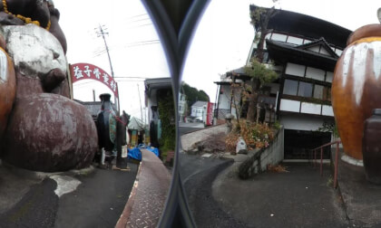 Tanuki statue at Mashiko Pottery Cooperative Center in Ibaraki, Japan Tanuki statue at Mashiko Pottery Cooperative Center in Ibaraki, Japan