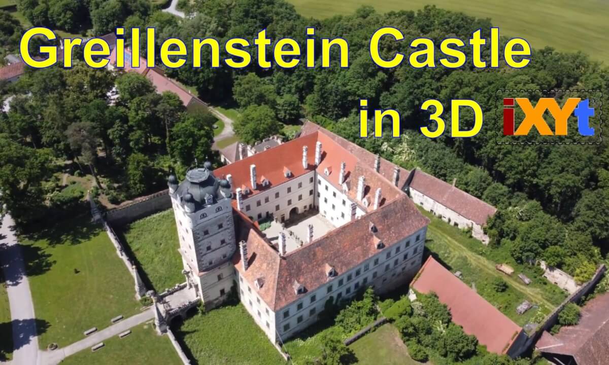 Schloss Greillenstein , Röhrenbach, Austria in 3D SBS LR video for VR