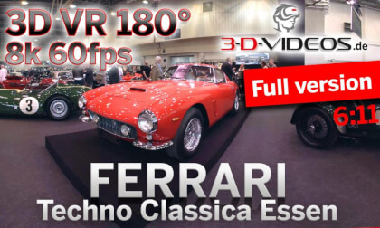 Classic Ferrari - Techno-Classica Essen - 250 GT SWB etc. - Full version 6:11 VR Video Classic Ferrari - Techno-Classica Essen - 250 GT SWB etc. - Full version 6:11 VR