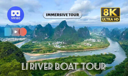 Li River Boat Tour - Guilin’s Most Stunning Scenery in VR 船游漓江 | 8K60P 3D 180 Li River Boat Tour - Guilin’s Most Stunning Scenery in VR 船游漓江 | 8K60P 3D 180