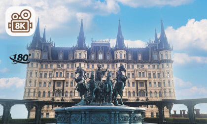 沉浸式体验电影《西虹市首富》取景地烟台文成城堡Immersive experience of the film "The Richest Man in Xihong City" filming location Yantai Wencheng Castle VR Video 沉浸式体验电影《西虹市首富》取景地烟台文成城堡Immersive experience of the film "The Richest Man in Xihong City" filming location Yantai Wencheng Castle VR