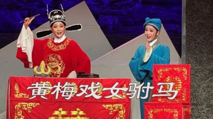 Huangmei opera female consort Huangmei opera female consort