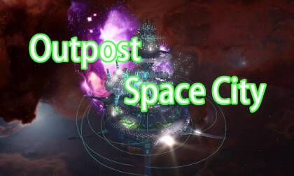 outpost space city VR Video outpost space city VR