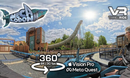 MECALODON 8K 360° onride POV - NEW Huiiiii! Walibi Belgium VR Roller Coaster! Tilt Recovery Insta360 X5 VR Video MECALODON 8K 360° onride POV - NEW Huiiiii! Walibi Belgium VR Roller Coaster! Tilt Recovery Insta360 X5 VR