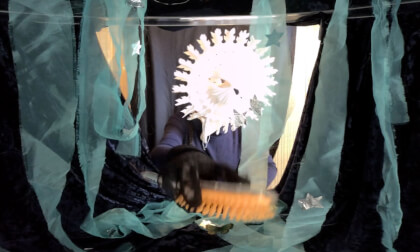 ASMR 3D180 Entity takes care of you in the void of space VR Video ASMR 3D180 Entity takes care of you in the void of space VR