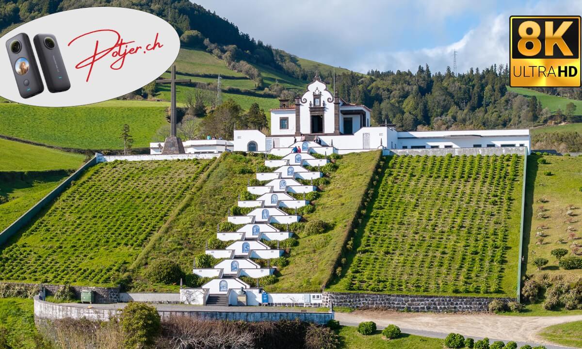 Step Into Heaven on Earth: Explore Azores' Hidden Chapel in 360° Santuário Diocesano de Nossa Senhora da Paz