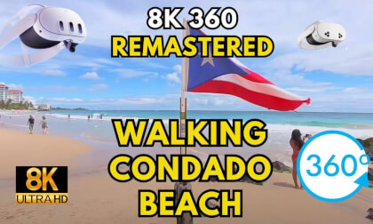 Condado Beach 8K 360 Remastered - Version03 VR Video Condado Beach 8K 360 Remastered - Version03 VR