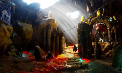 dark cave VR Video dark cave VR