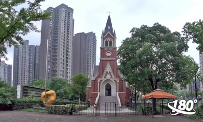 The Saint Michael Catholic Church in Caojiadu The Saint Michael Catholic Church in Caojiadu