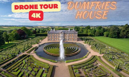 Epic DJI Mavic 3 Drone Flight Over Dumfries House & Queen Elizabeth II Walled Garden | True Scottish Accent Epic DJI Mavic 3 Drone Flight Over Dumfries House & Queen Elizabeth II Walled Garden | True Scottish Accent