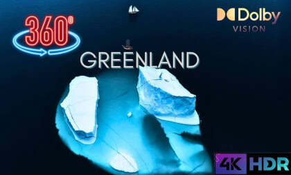 Flying Over Greenland Glaciers in 360° VR VR Video Flying Over Greenland Glaciers in 360° VR VR