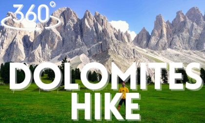 Adolf Munkel Trail 360° | Dolomites VR Hike in Val di Funes, Italy 8K
