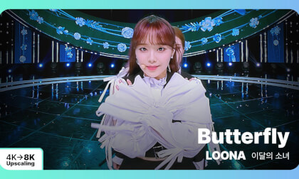 [8K Upscaling S3D] VENTA X -’THE SHOW’ : LOONA - Butterfly