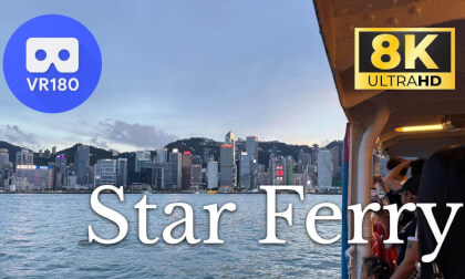 Sunset Ride on the Star Ferry, Hong Kong (TST to Central), 8K 3D VR180 VR Video Sunset Ride on the Star Ferry, Hong Kong (TST to Central), 8K 3D VR180 VR