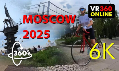 VR video 360 bike ride 4K videos for VR 360 6K 3D video 2025 bike ride along the Crimean embankment near the monument to Peter 1 and Red October VR Video VR video 360 bike ride 4K videos for VR 360 6K 3D video 2025 bike ride along the Crimean embankment near the monument to Peter 1 and Red October VR
