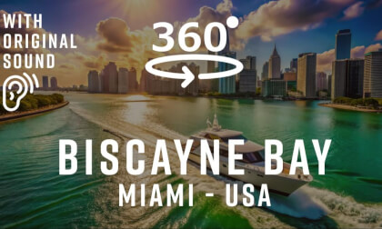Miami Biscayne Bay Millionaire's Homes Cruise | 360° Boat Tour Florida VR Video Miami Biscayne Bay Millionaire's Homes Cruise | 360° Boat Tour Florida VR